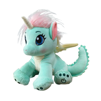 Interactive plush toy for children with positive affirmations